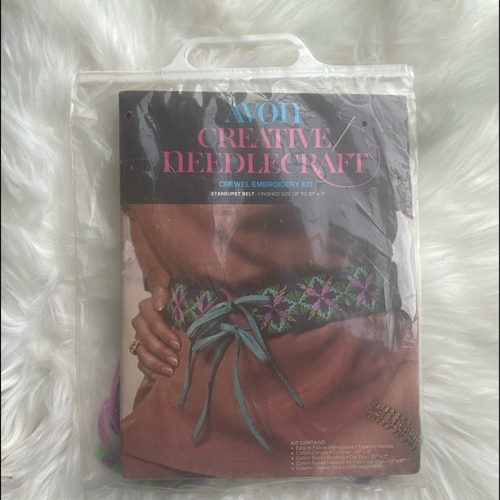 1970's Avon needlework kit